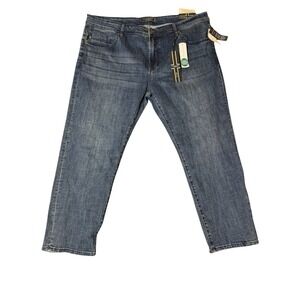 NWT Liverpool Los Angeles Mens Blue Jeans Size 42x28 ECO Regent Relaxed Straight